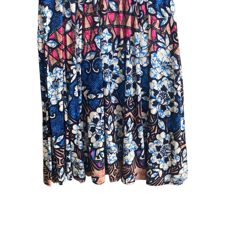 Anthropologie MEADOW RUE Batik Gardenia Floral Rayon Jersey Dress S Like new - Picture 5 of 10